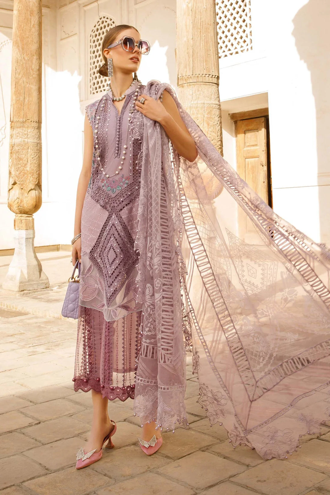 Maria B | Luxury Lawn | D-2301-A - Official Maria B stockist in UK - Sakeena London