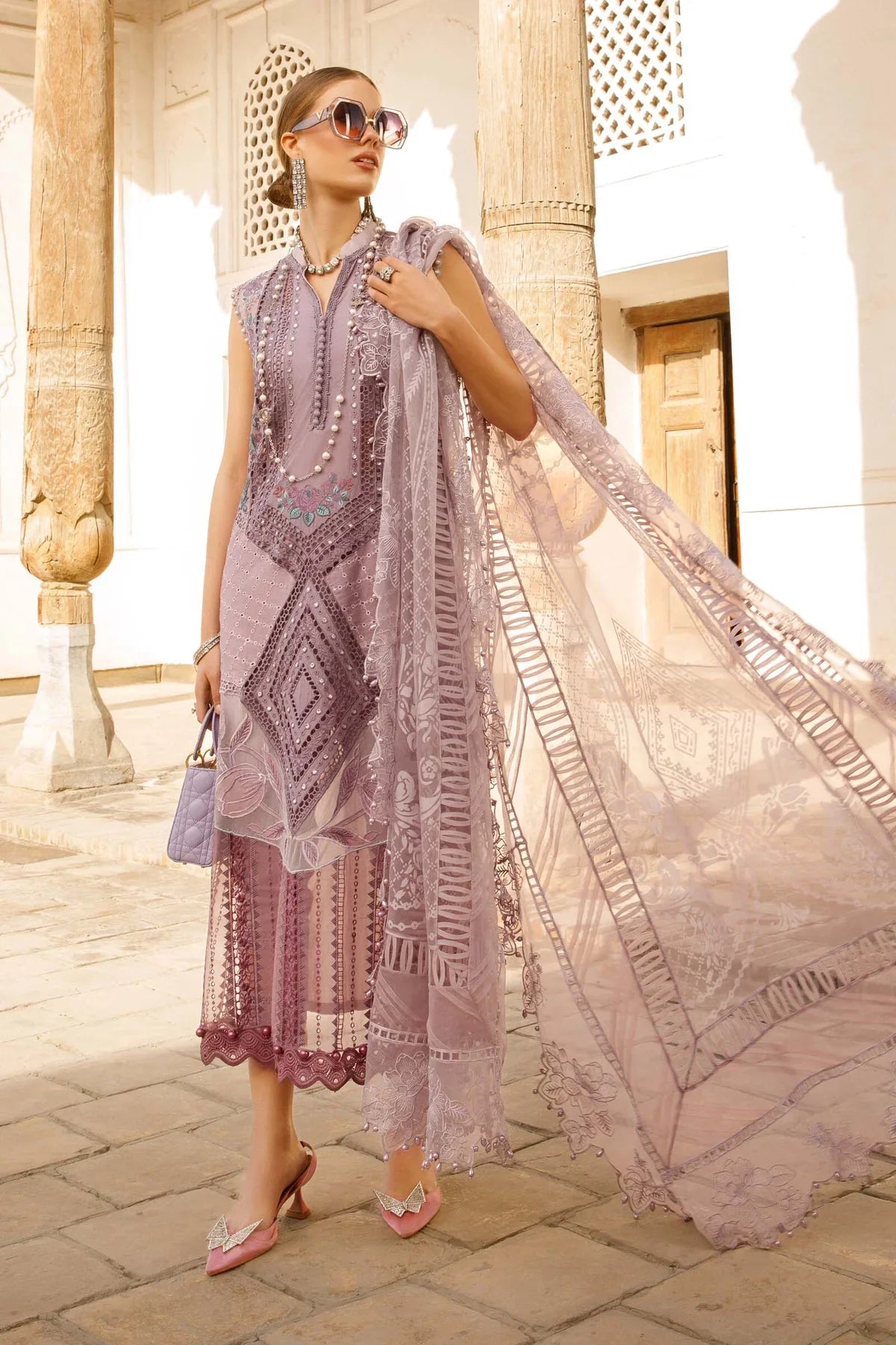 Maria B | Luxury Lawn | D-2301-A - Official Maria B stockist in UK - Sakeena London