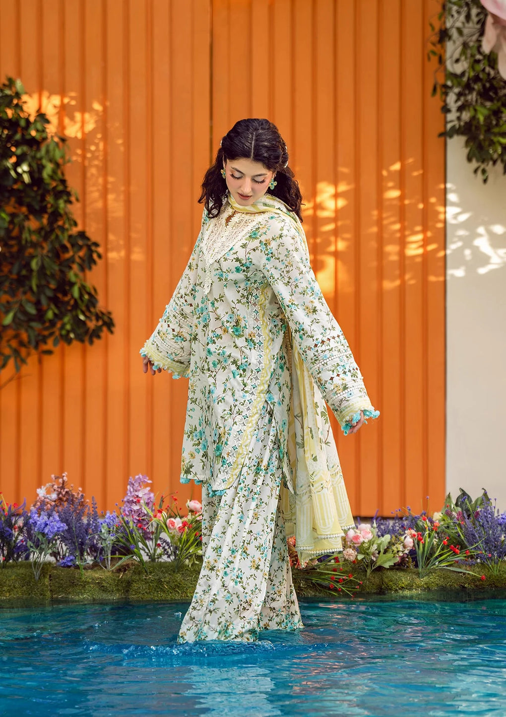 Elaf Premium | Prints 25 | EPS-3A IVORY WHISPERS - Official Elaf Premium stockist in UK - Sakeena London