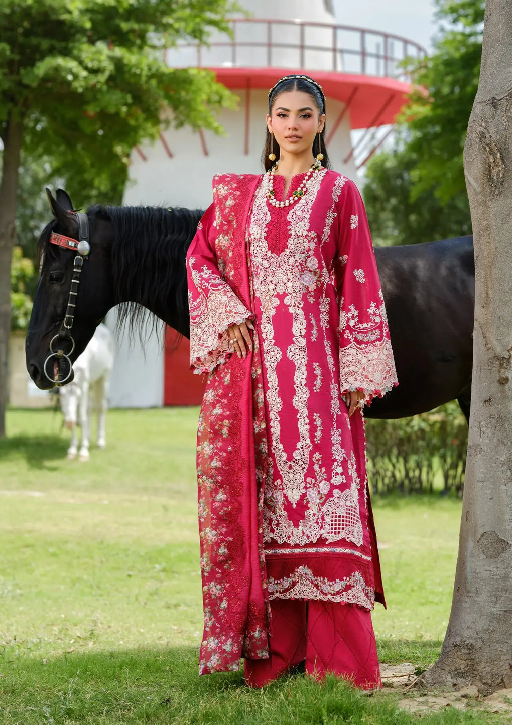 Elaf Premium | Luxury Lawn 25 | ELH-6B JULIET - Official Elaf Premium stockist in UK - Sakeena London