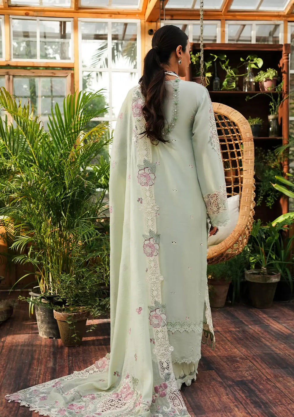 Kahf Premium | Luxury Lawn 24 | KLE-01A Margarita - Official Kahf Premium stockist in UK - Sakeena London
