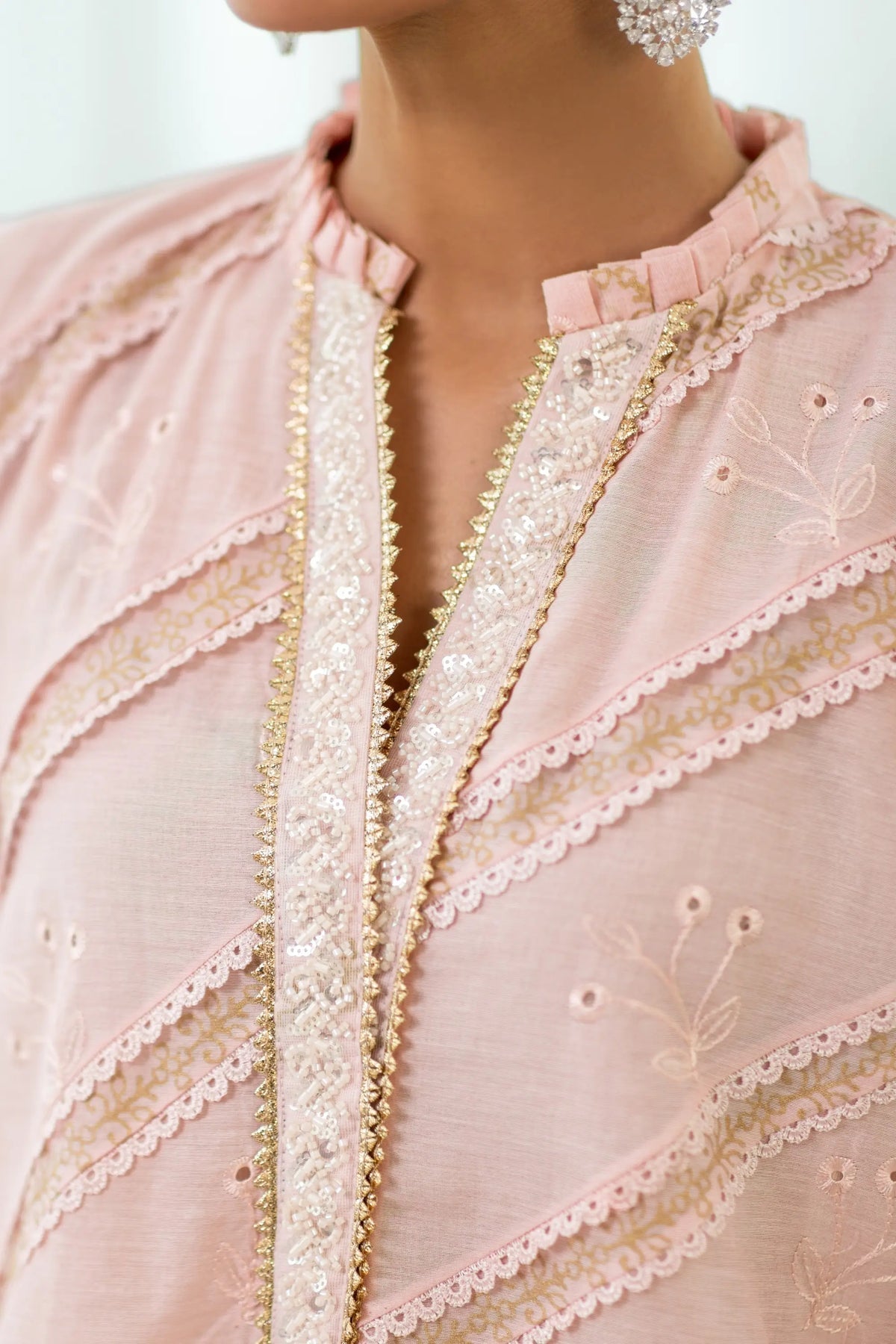 Wahaj M Khan | Sanam Luxe | Blush Block Sanam PS
