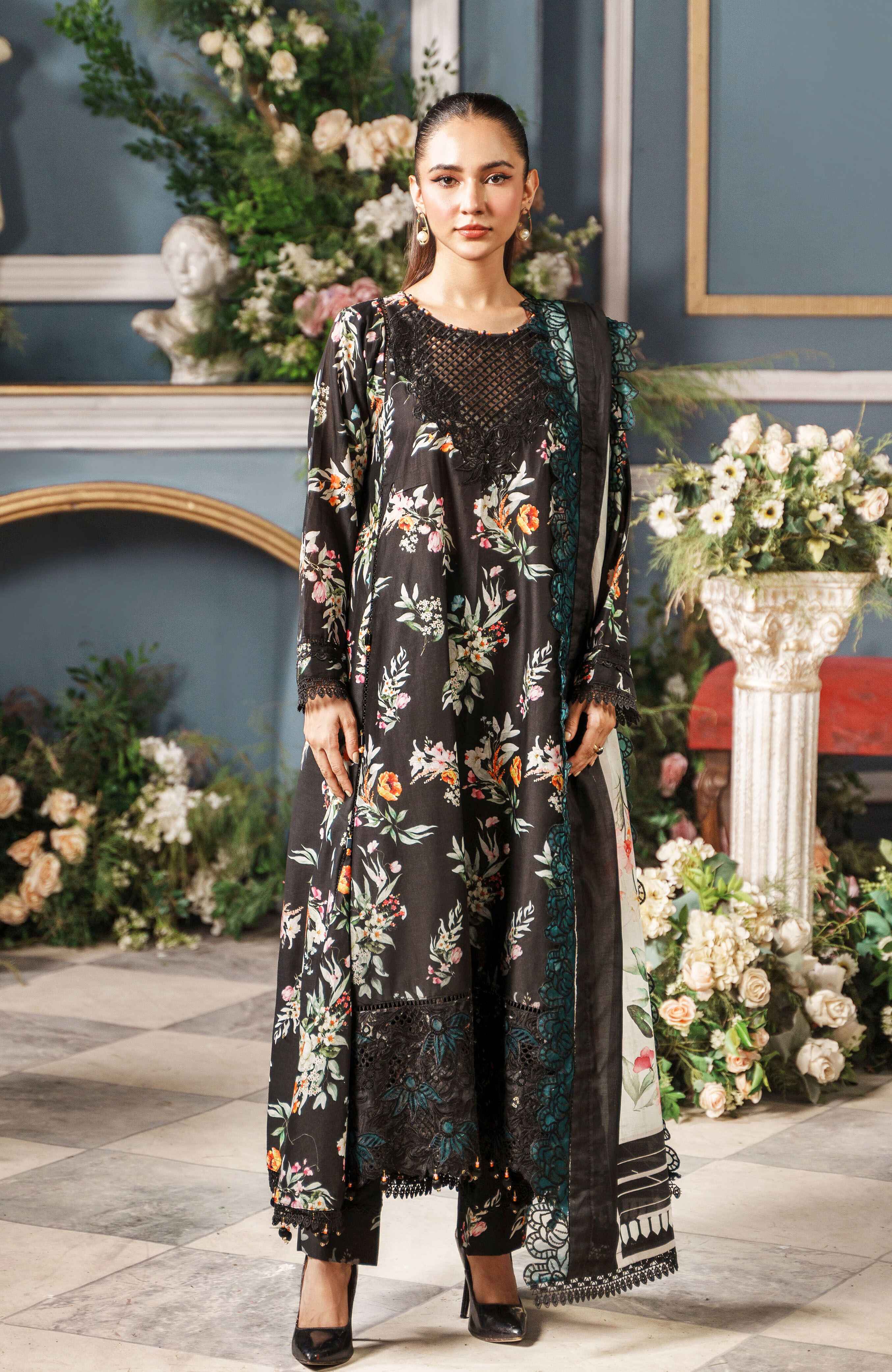 Al Zohaib | Printkari Cutwork Applique 24 | PCA-24-10 - Official Al Zohaib stockist in UK - Sakeena London