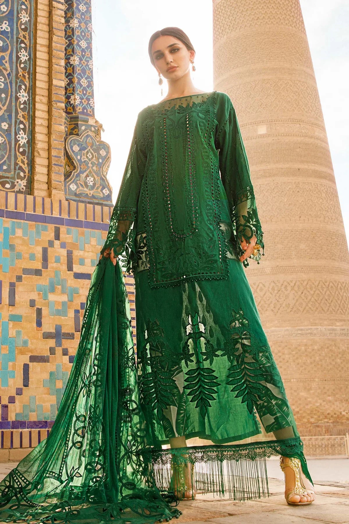 Maria B | Luxury Lawn | D-2310-B - Official Maria B stockist in UK - Sakeena London