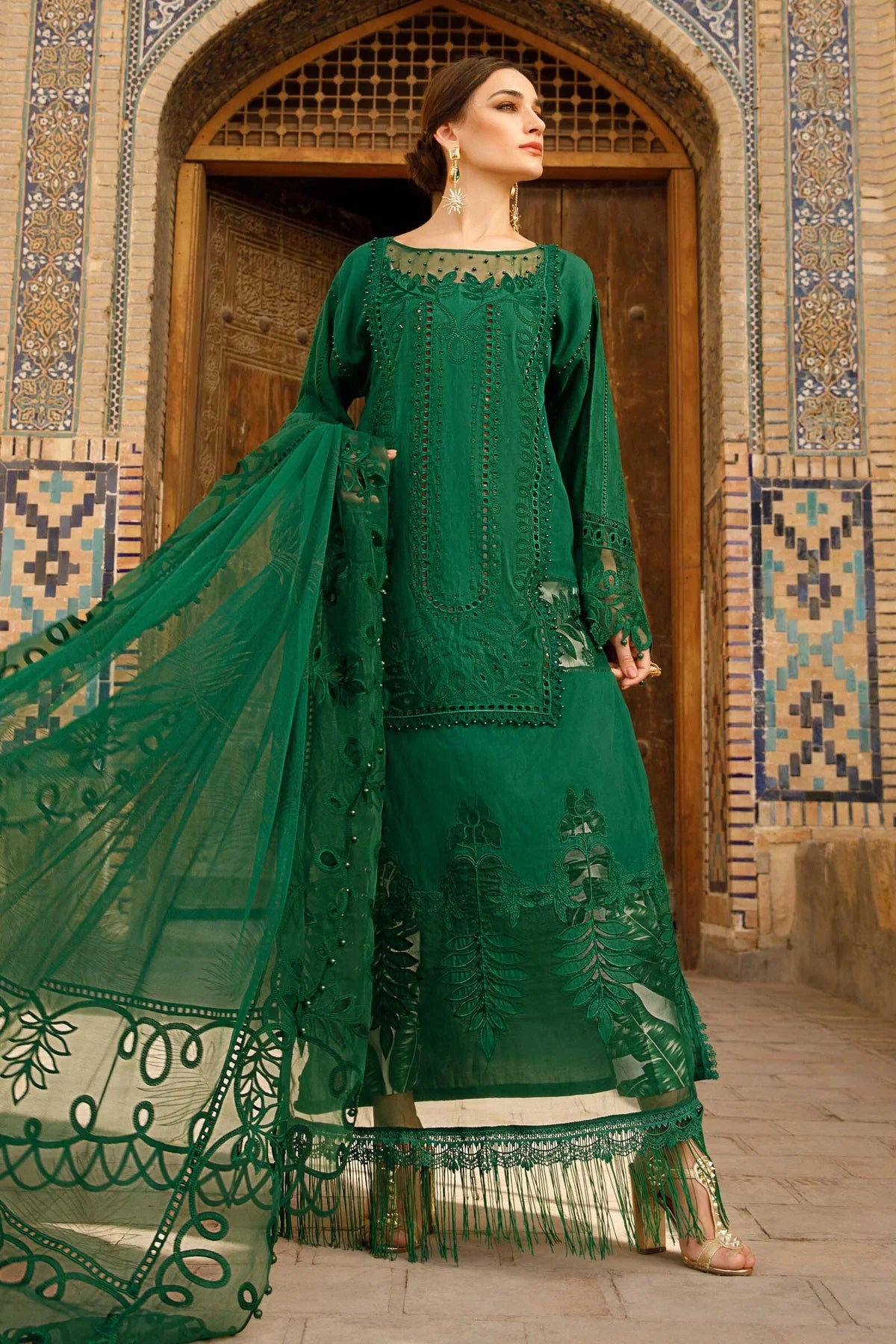 Maria B | Luxury Lawn | D-2310-B - Official Maria B stockist in UK - Sakeena London