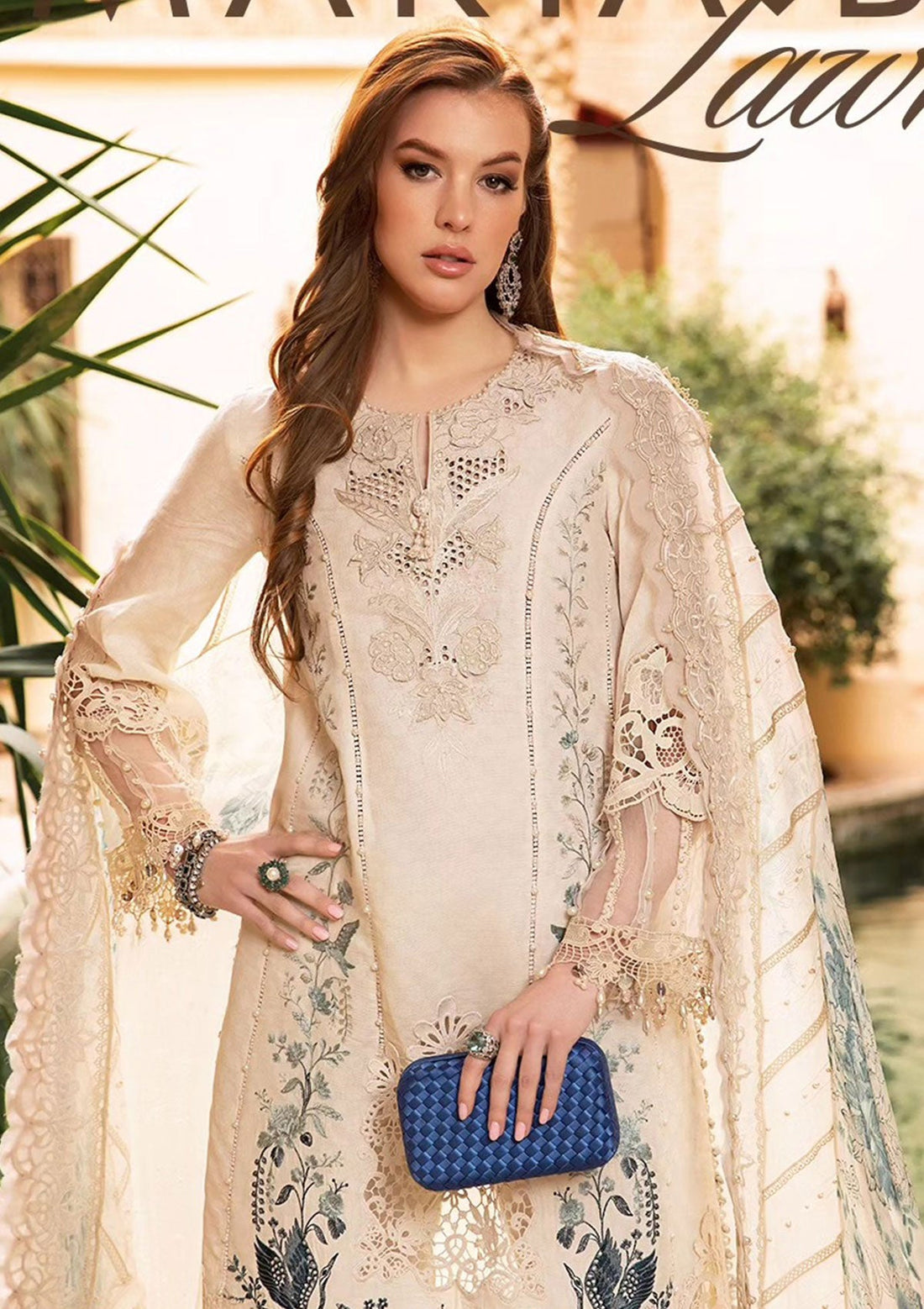 Lawn Collection - Maria B - Voyage a'Luxe - Luxury - MB24#14B
