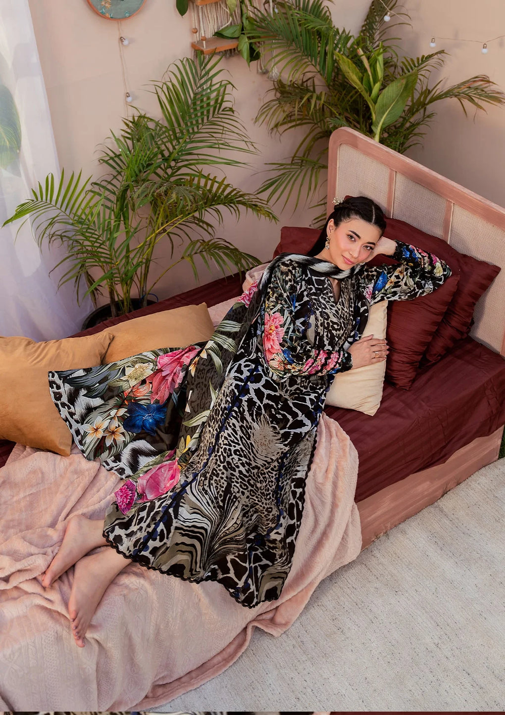 Elaf Premium | Prints 25 | EPS-4B NOIR ESSENCE - Official Elaf Premium stockist in UK - Sakeena London