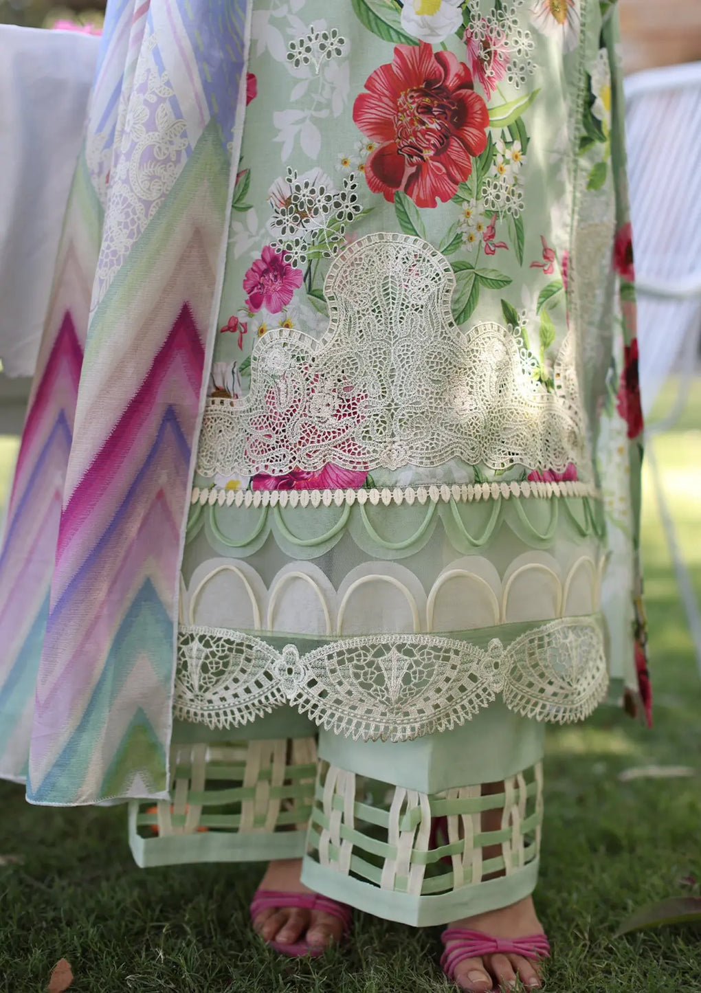 Elaf Premium | Prints Chikankari 24 | 06B OASIS - Official Elaf Premium stockist in UK - Sakeena London