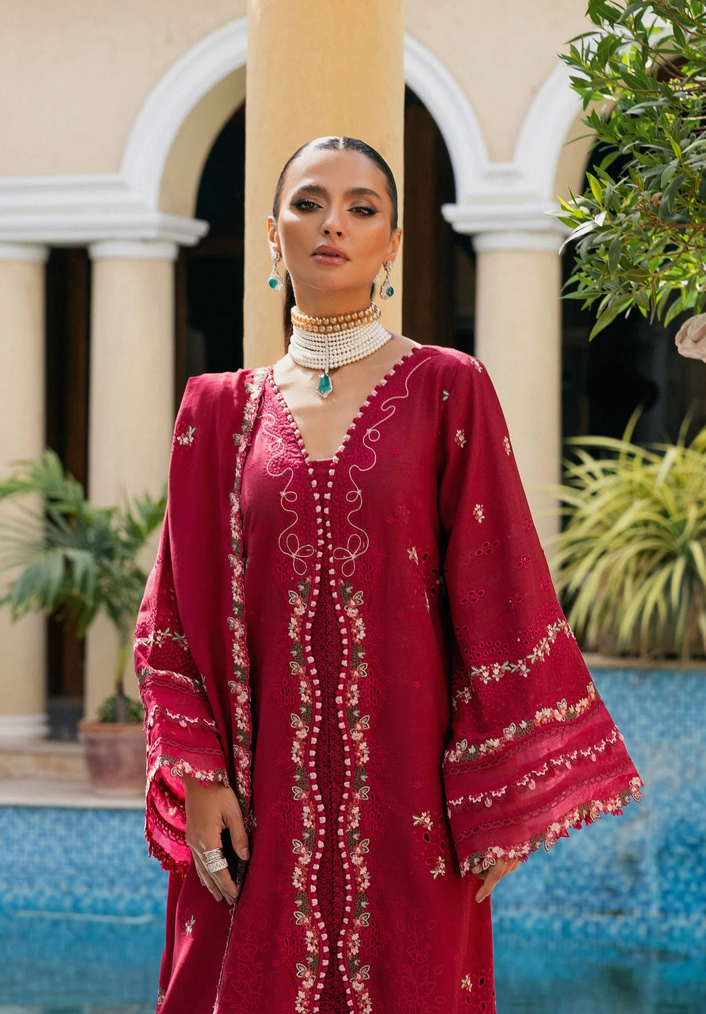Elaf Premium | Luxury Winter 25 | EWK-6A VELVROSE - Official Elaf Premium stockist in UK - Sakeena London