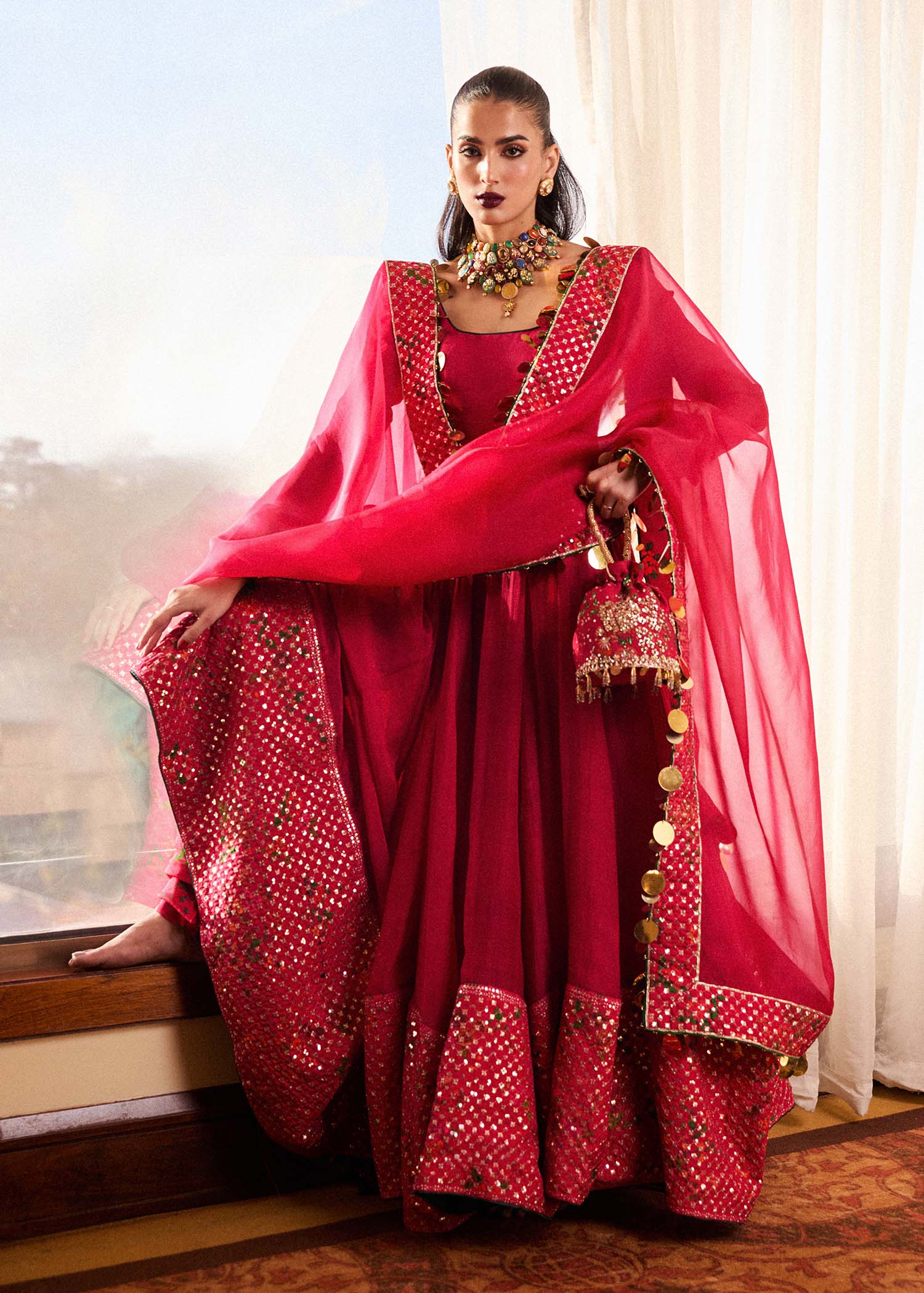 Hussain Rehar | Luxury Pret SS 24 | Roshan - Official Hussain Rehar stockist in UK - Sakeena London
