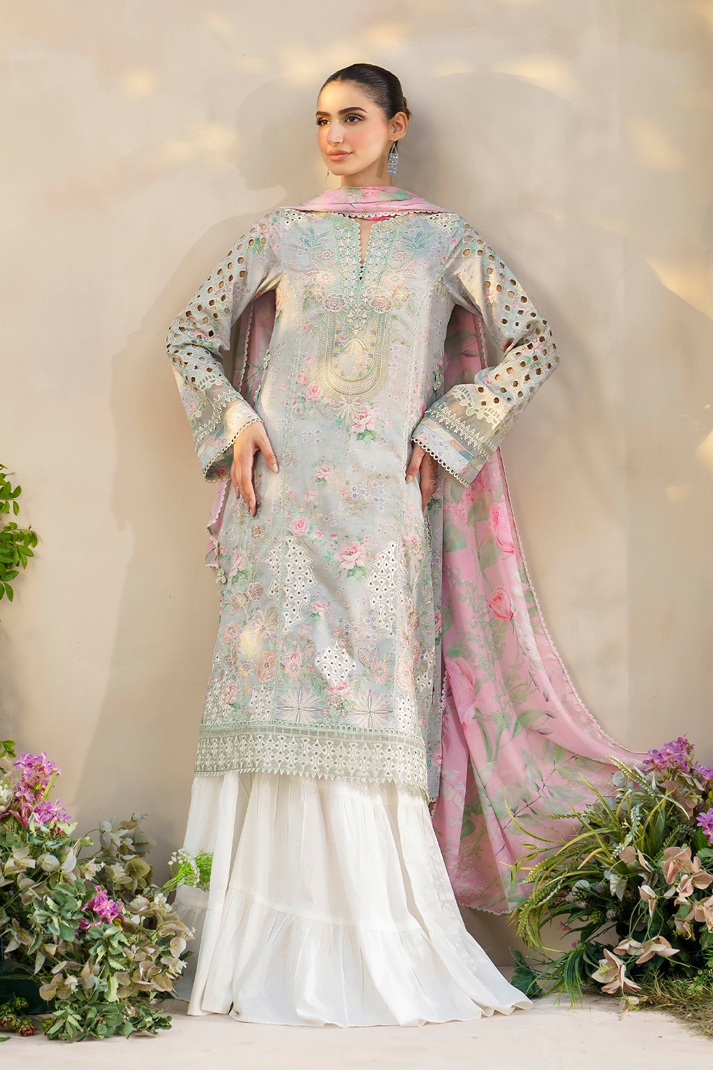 Iznik | Festive lawn 24 | SFL-07 - Official Iznik stockist in UK - Sakeena London