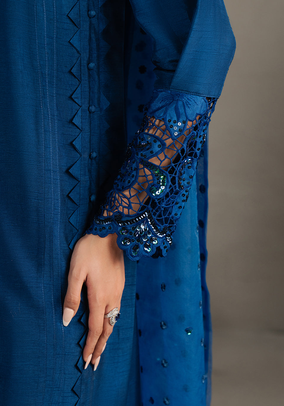 Zarqash | Silk Edit | ZQS 016 CARINA - Official Zarqash stockist in UK - Sakeena London