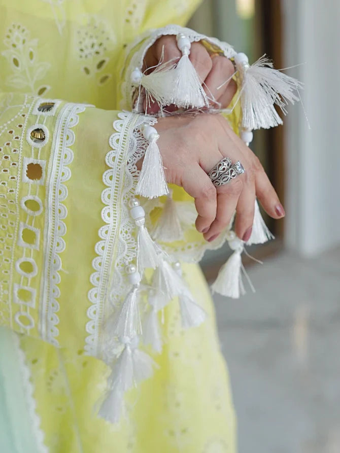 Faiza Faisal | Maya Luxury Lawn | Derya - Official Faiza Faisal stockist in UK - Sakeena London