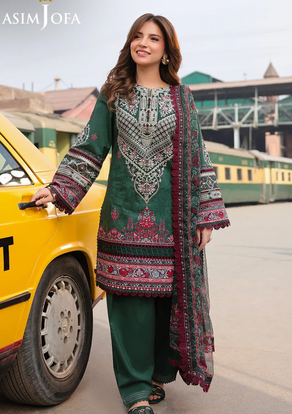Lawn - Asim Jofa - Eid Signature - Festive 25 - AJUBF-41