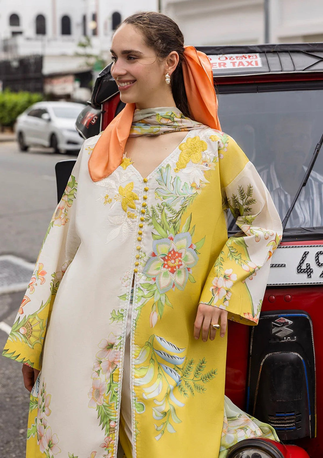 Lawn - Mushq - Hemline - La Dolce - Prints - D#09A - Corina