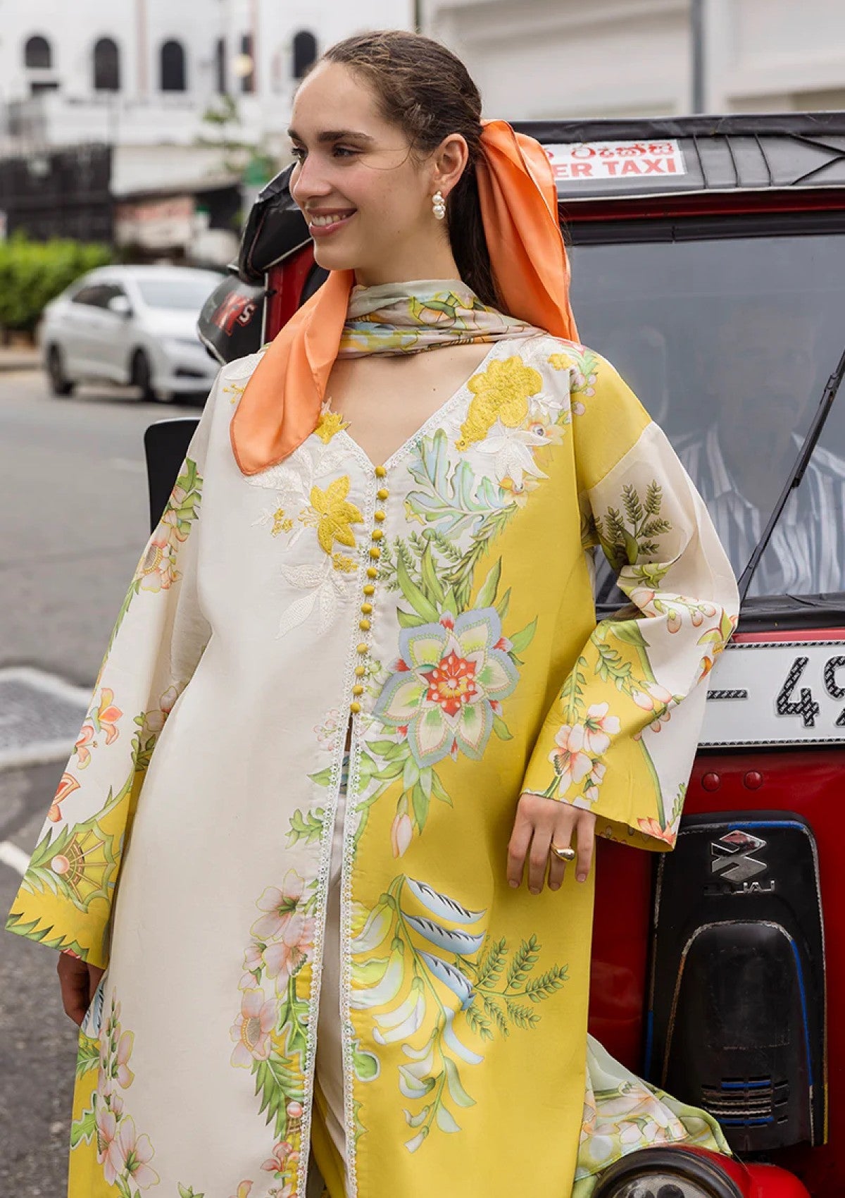 Lawn - Mushq - Hemline - La Dolce - Prints - D#09A - Corina