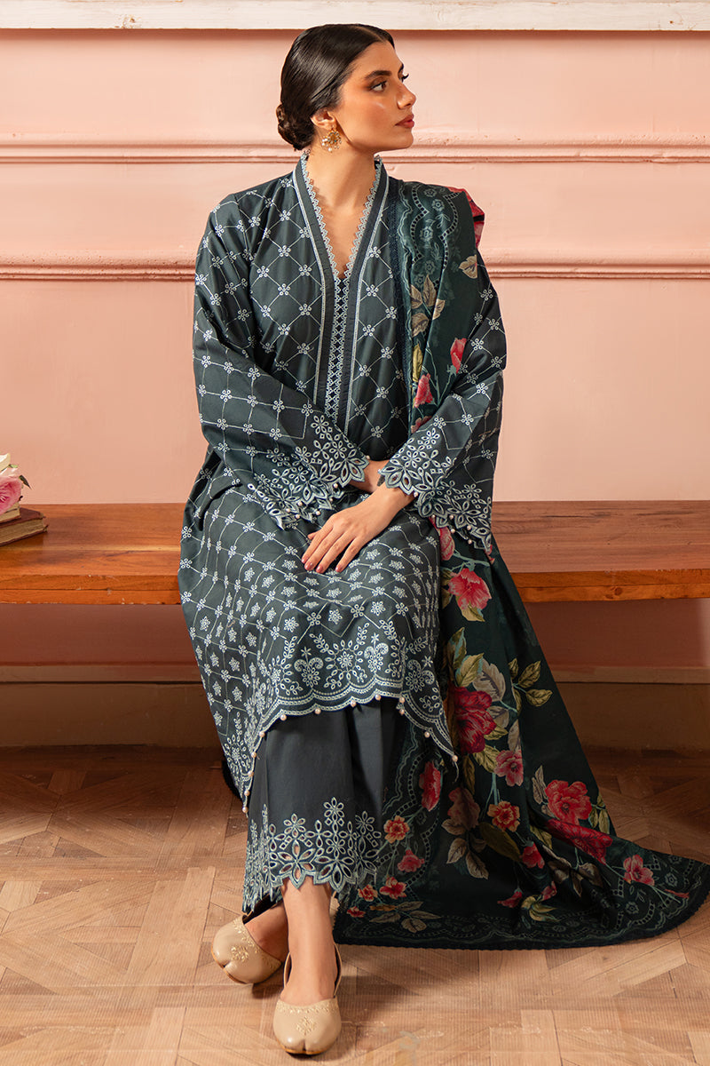 Cross Stitch | Cambric Lawn 24 | AZURE SERENITY - Official Cross Stitch stockist in UK - Sakeena London