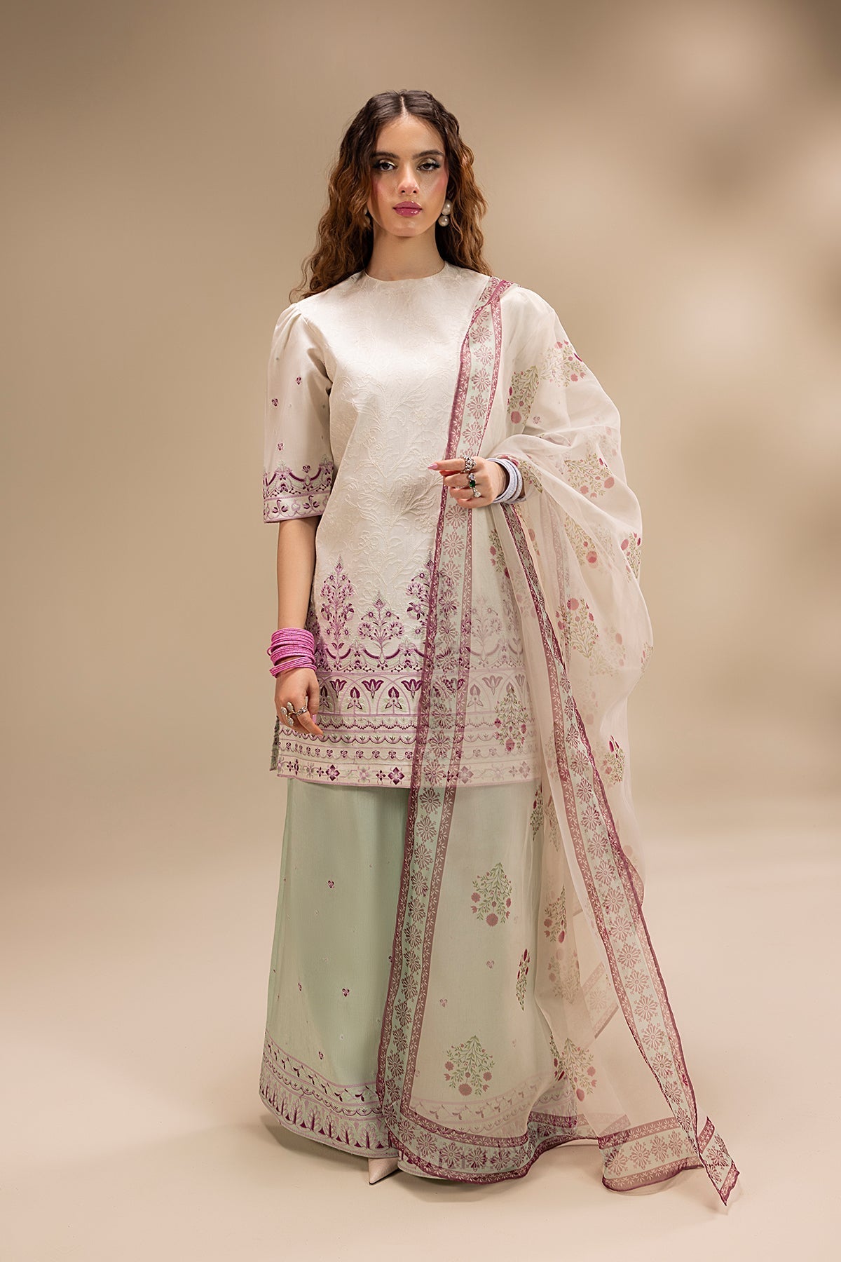 Erum Khan | Lillia Summer Edit | Pearl Blush - Official Erum Khan stockist in UK - Sakeena London