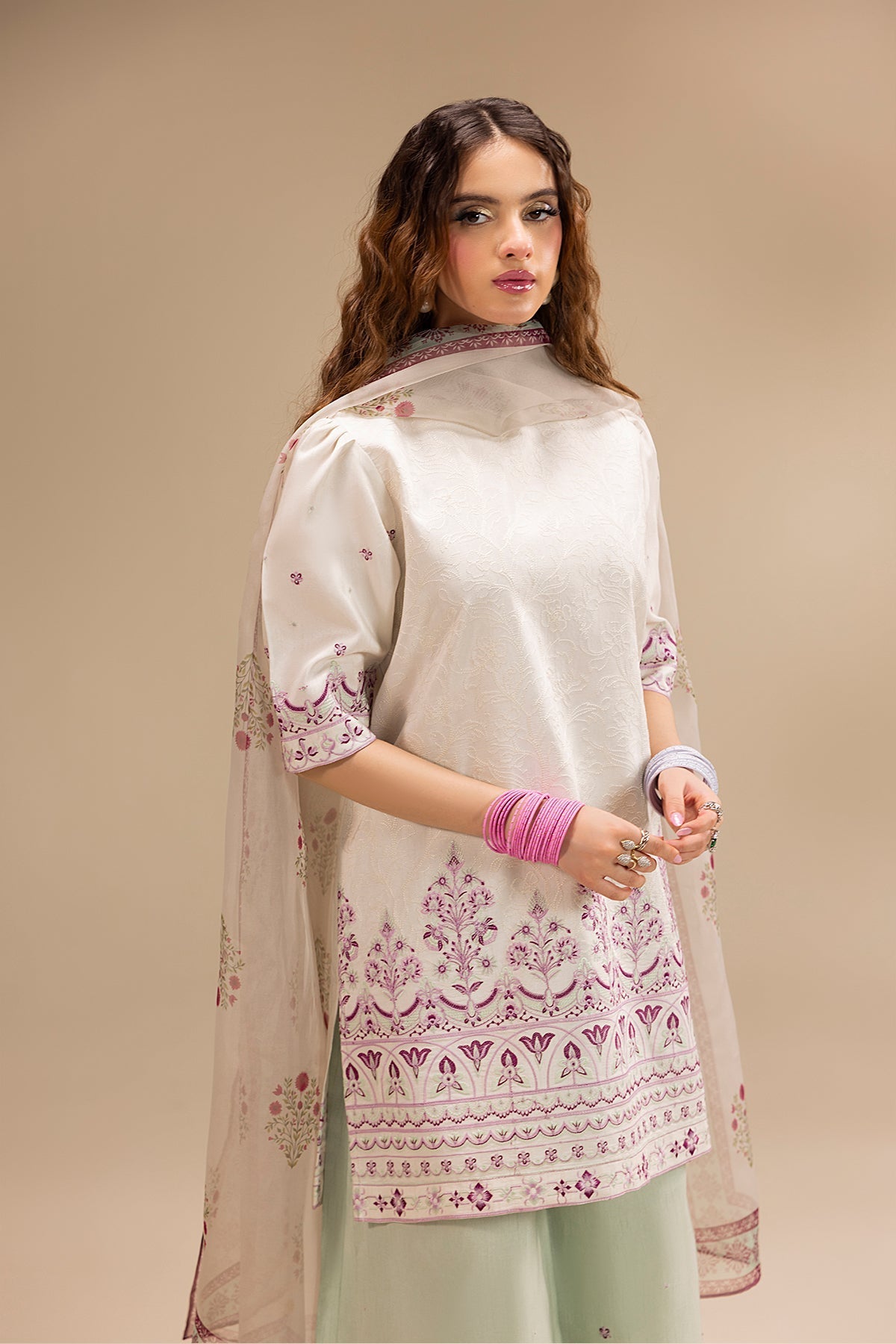 Erum Khan | Lillia Summer Edit | Pearl Blush - Official Erum Khan stockist in UK - Sakeena London