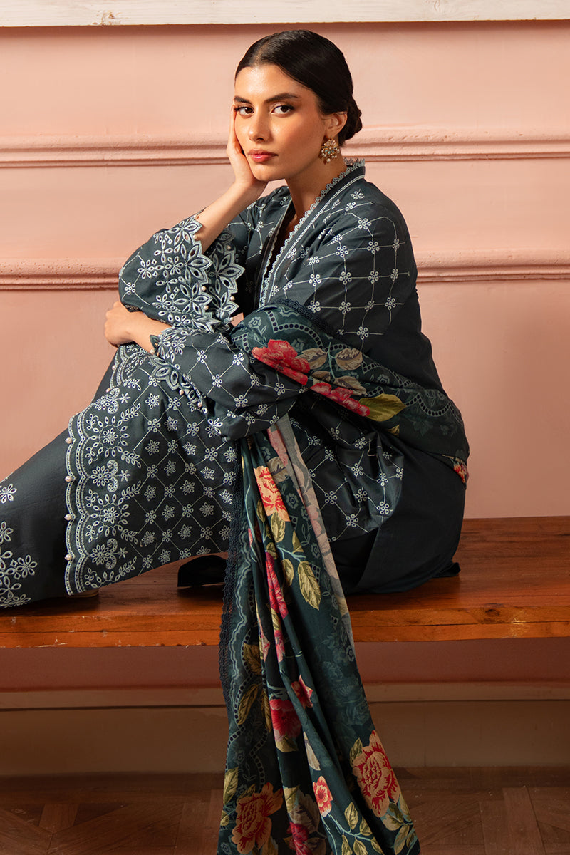 Cross Stitch | Cambric Lawn 24 | AZURE SERENITY - Official Cross Stitch stockist in UK - Sakeena London