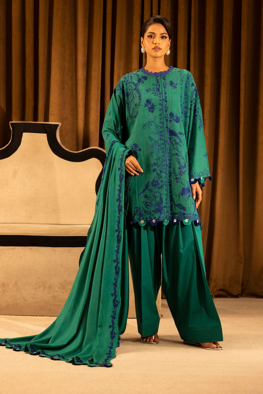 Sana Safinaz | Muzlin Winter 25 | 010A - Official Sana Safinaz stockist in UK - Sakeena London