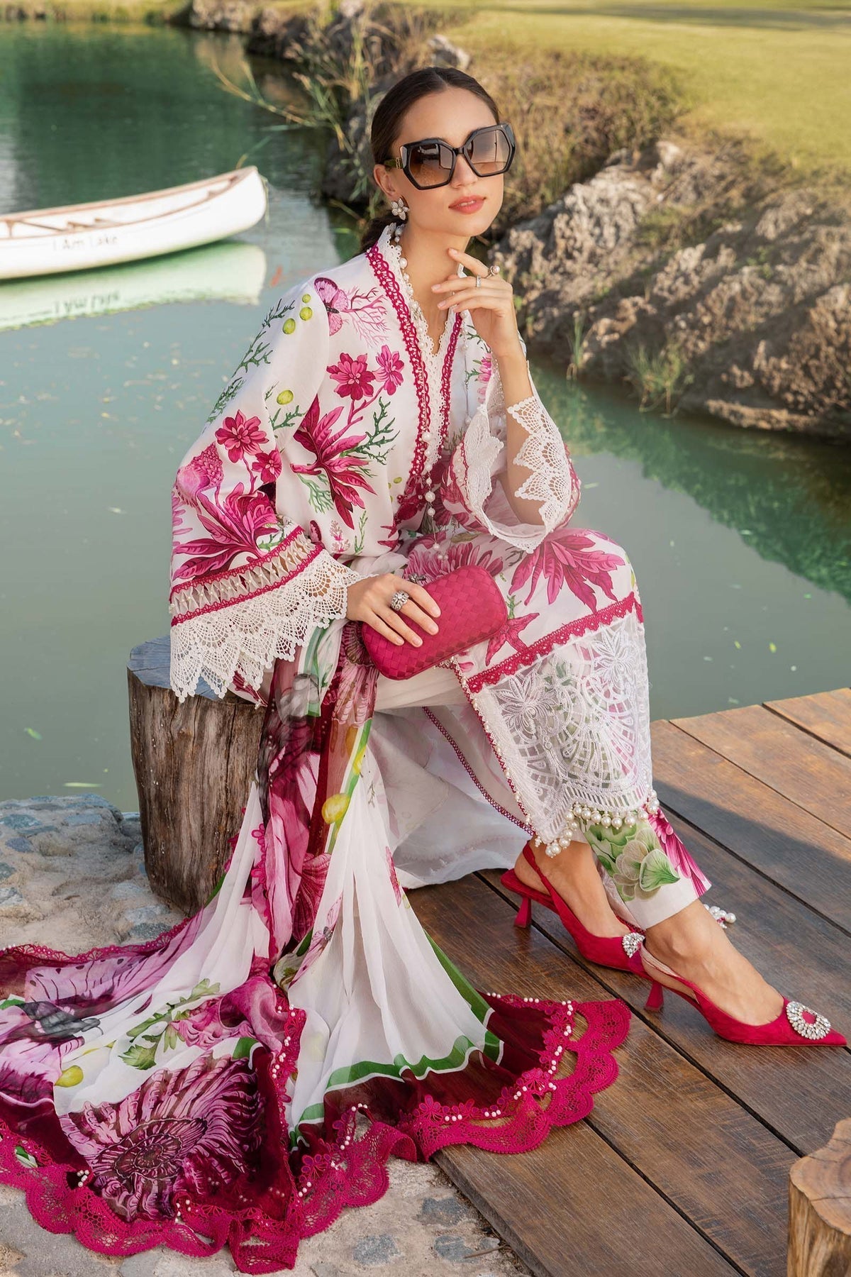 Maria B | M Prints 25 | MPT-2510-A - Official Maria B stockist in UK - Sakeena London