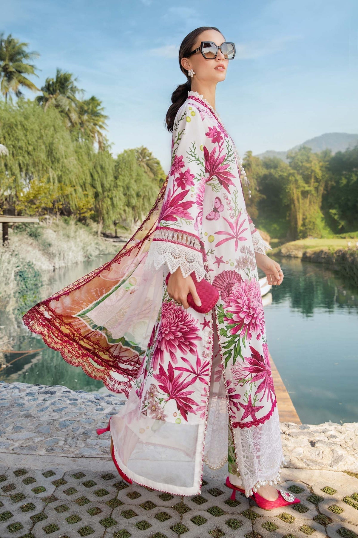 Maria B | M Prints 25 | MPT-2510-A - Official Maria B stockist in UK - Sakeena London