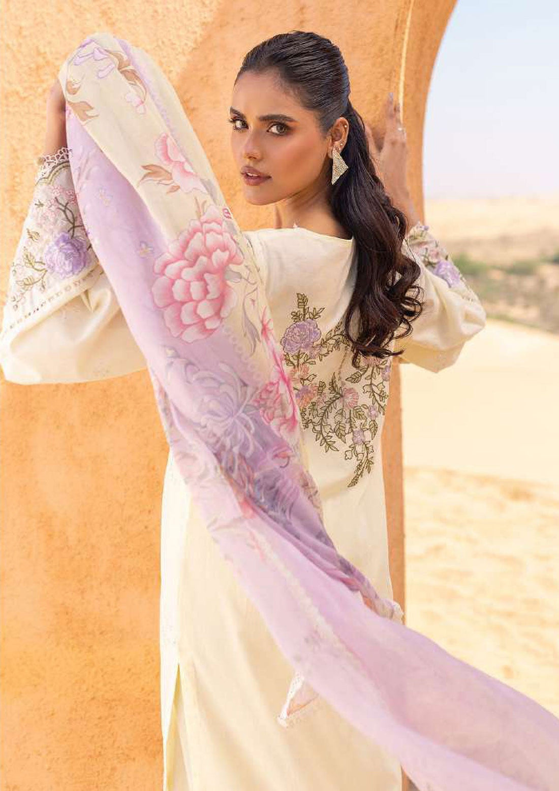 Lawn Collection - Cross Stitch - Eid Lawn 2 - SL24#15 - Subtle Canary