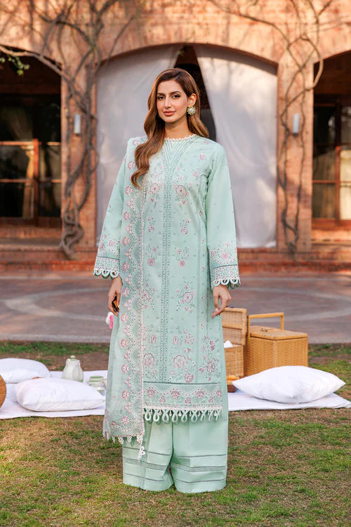 Farasha | Kaavish Lawn 24 | WHISPER MINT - Official Farasha stockist in UK - Sakeena London