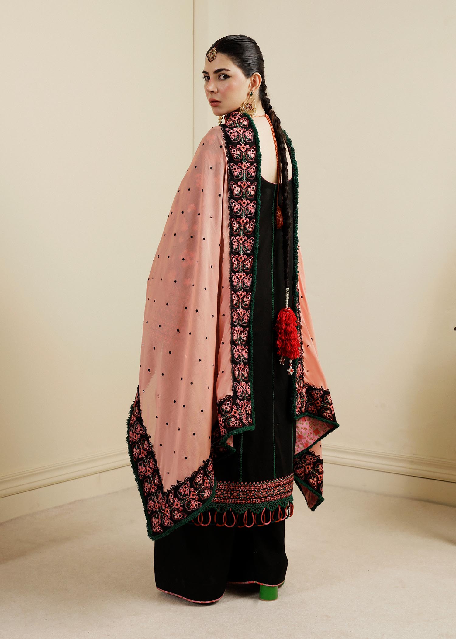 Hussain Rehar | Lawn SS 2023 | Noir - Official Hussain Rehar stockist in UK - Sakeena London