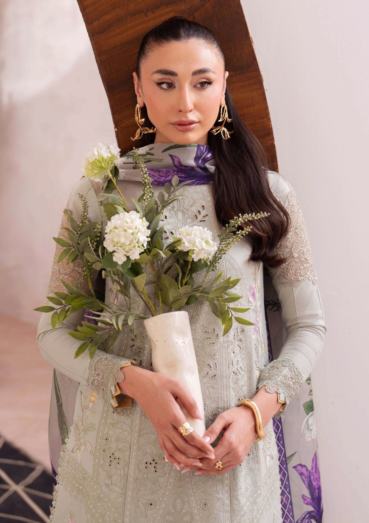 Lawn - Neeshay - Symphony Vol II - Luxury 25 - OLIVE