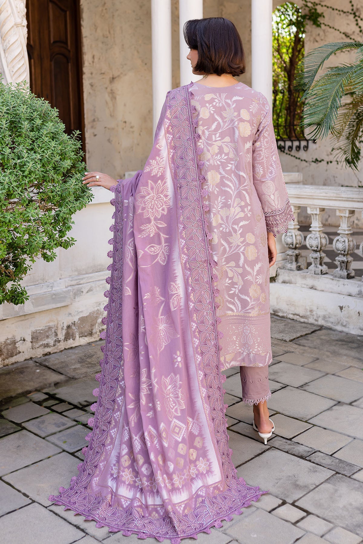 Nureh | Lawn Jacquard | NE-153 - Official Nureh stockist in UK - Sakeena London