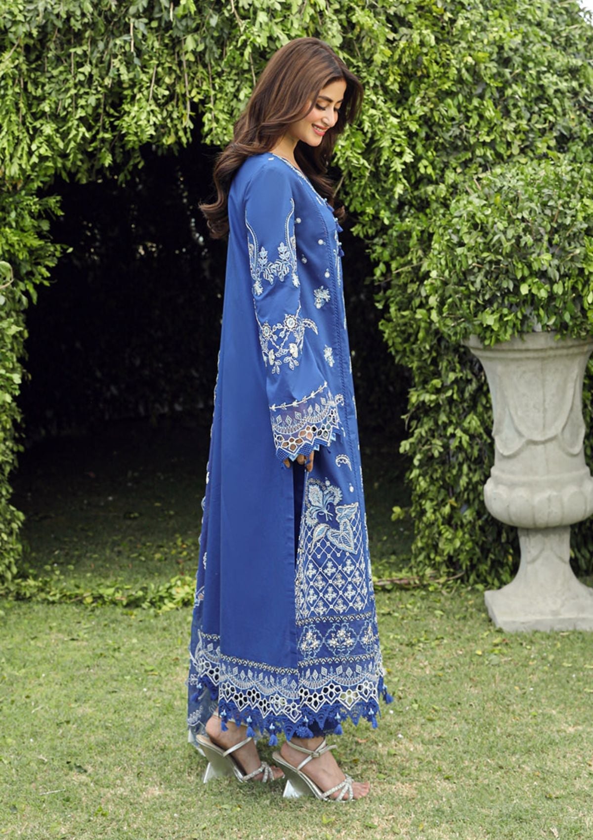 Lawn Collection - Qalamkar - Festive Lawn 24 - PS#08 - FARHEEN