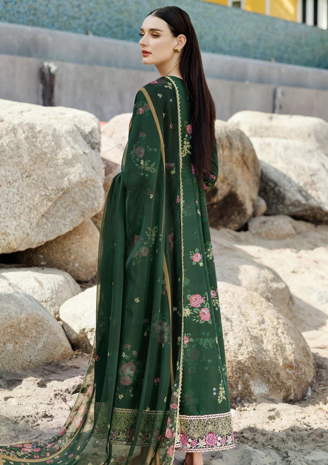 Lawn - Farasha - Aurea - Eid Summer 25 - Mystic Pine