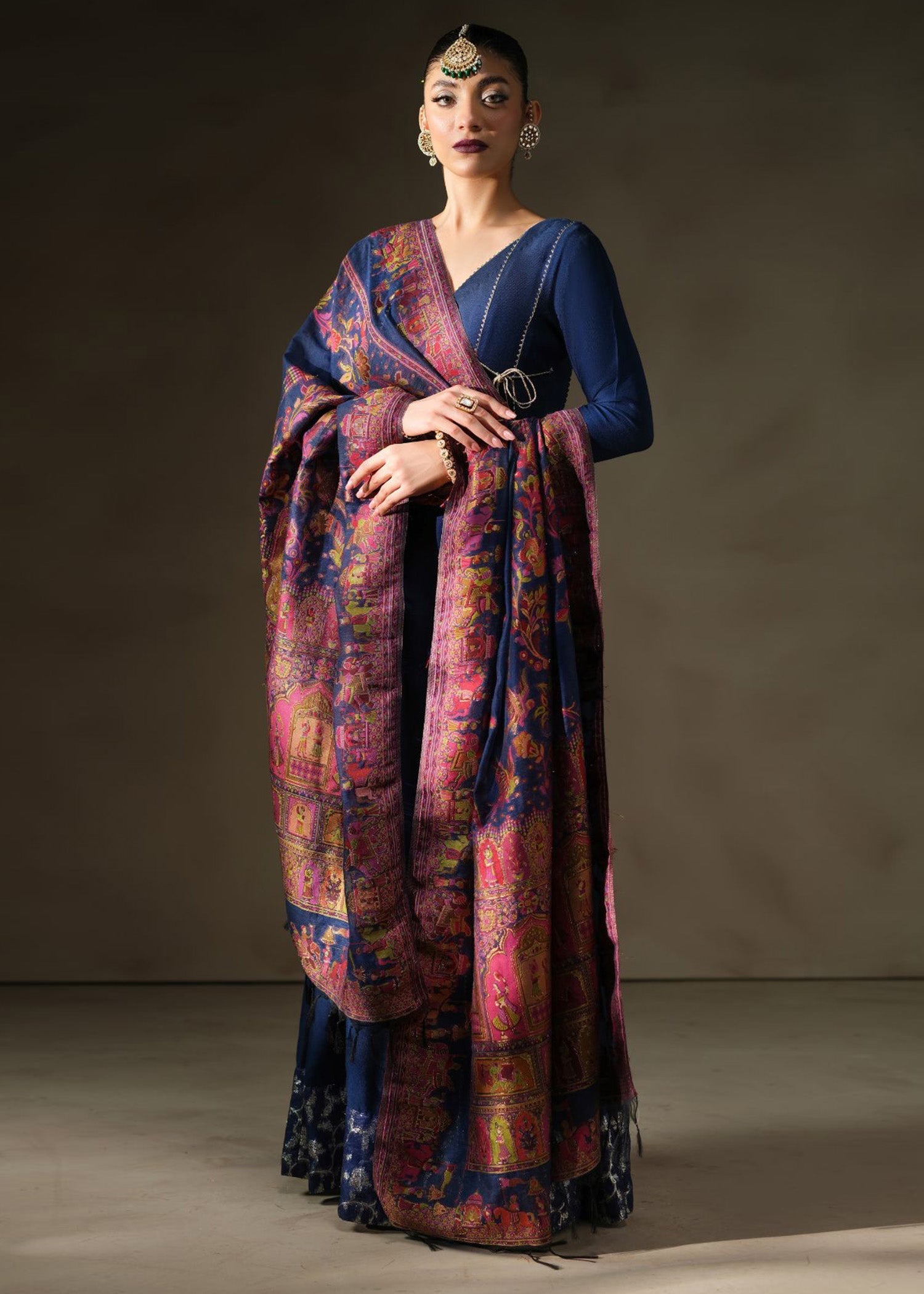 Mahum Asad | Khaani Formals | Mughal Shawl - Official Mahum Asad stockist in UK - Sakeena London