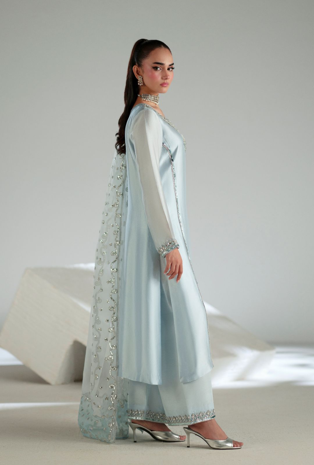 Inayat | Luminae Luxe Pret 25 | Mist - Official Inayat stockist in UK - Sakeena London