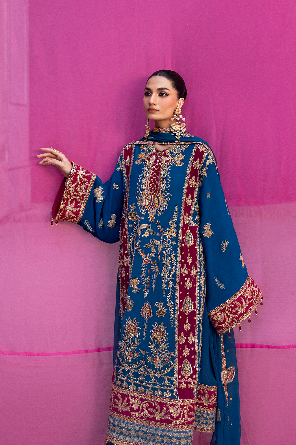 Emaan Adeel I The Empress Wedding Formals I VELANIS - Official Emaan Adeel stockist in UK - Sakeena London