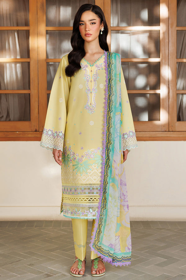 Farasha | Summer Weaves Embroidered Lawn | Daisy Dreams - Official Farasha stockist in UK - Sakeena London
