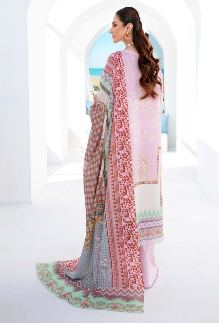 Humdum | Saira Bano Lawn 24 | D08 - Official HumDum stockist in UK - Sakeena London