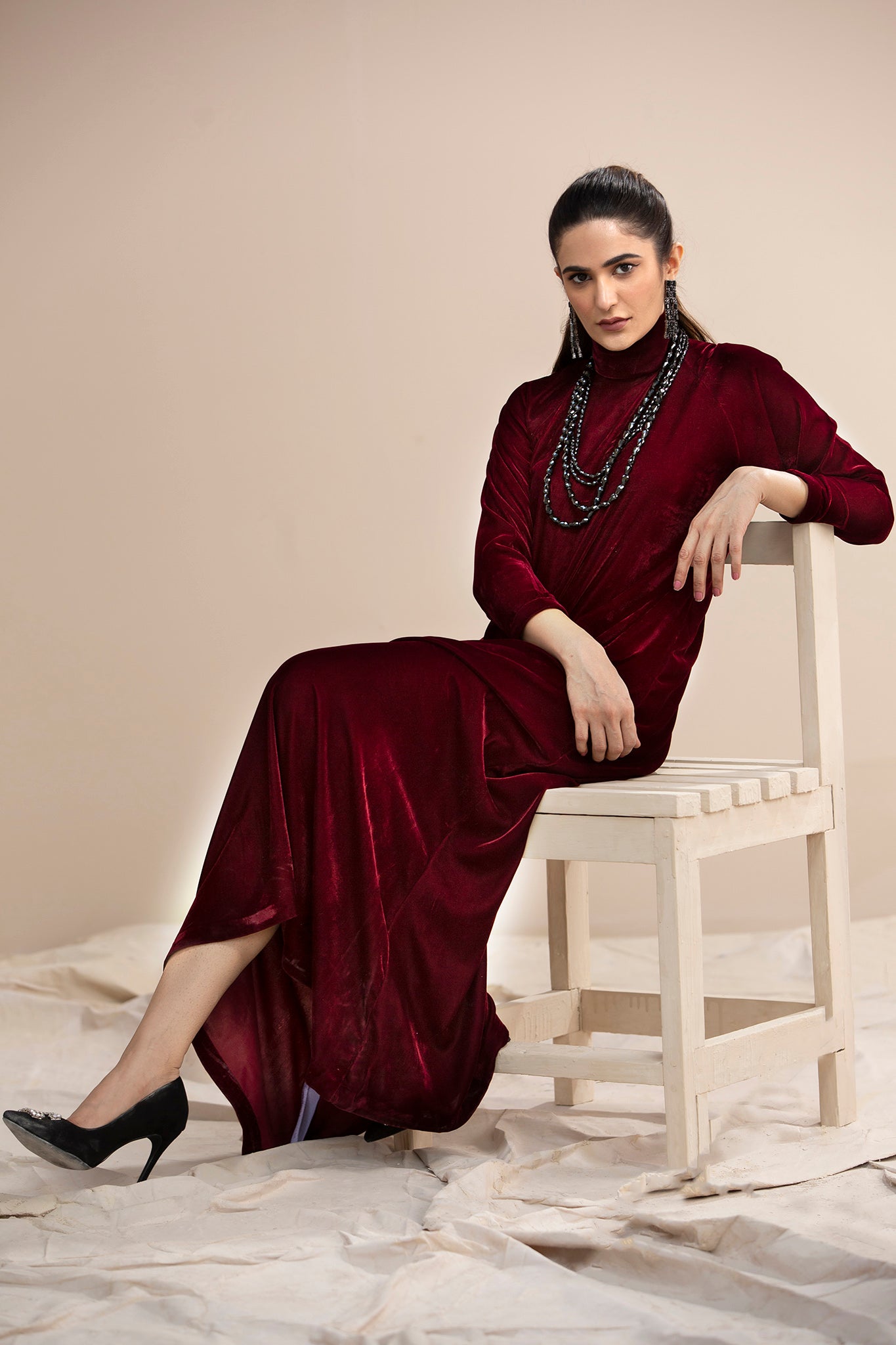 Hana | Mavi Velvets | VLT012 - Official Hana stockist in UK - Sakeena London