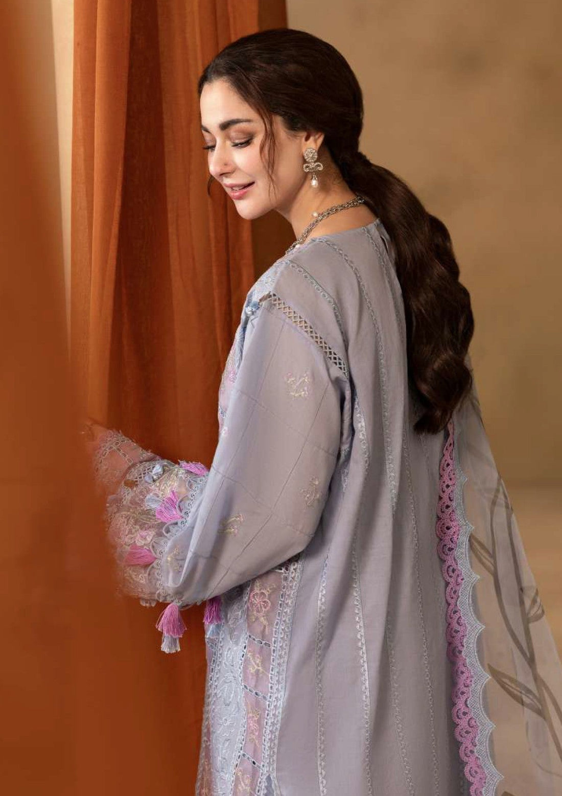 Lawn - Saira Rizwan - Luxury Unstitched 25 - SRL#03 - Edrina