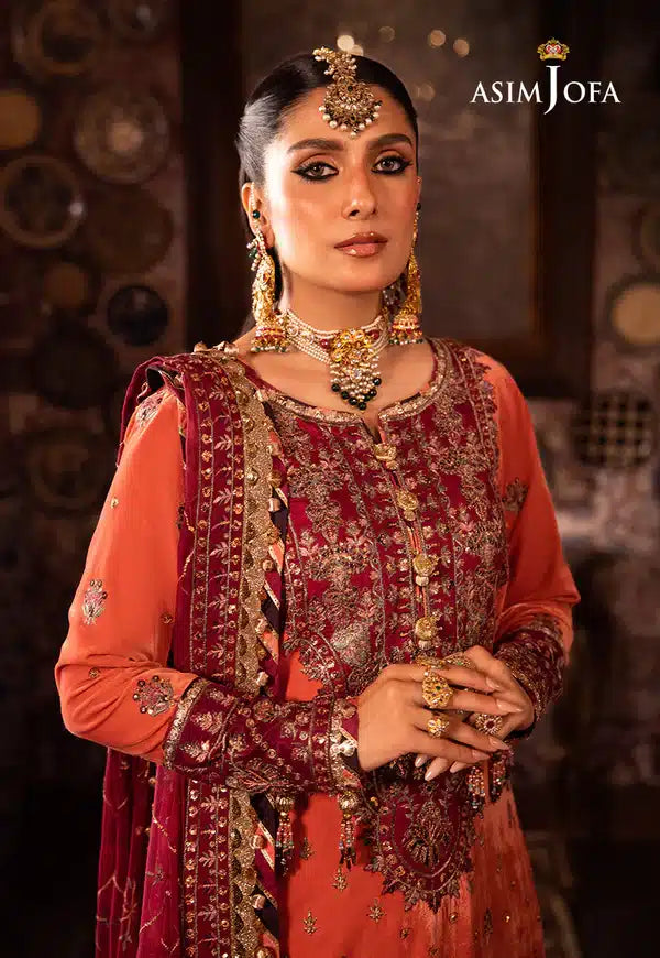 Asim Jofa | Makhmal Wedding Velvet 23 | AJMM-01 - Official Asim Jofa stockist in UK - Sakeena London