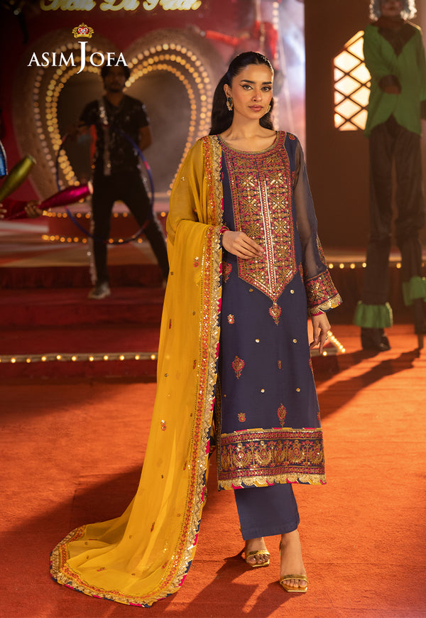 Asim Jofa | Festive Collection 25 | AJLF-16 - Official Asim Jofa stockist in UK - Sakeena London