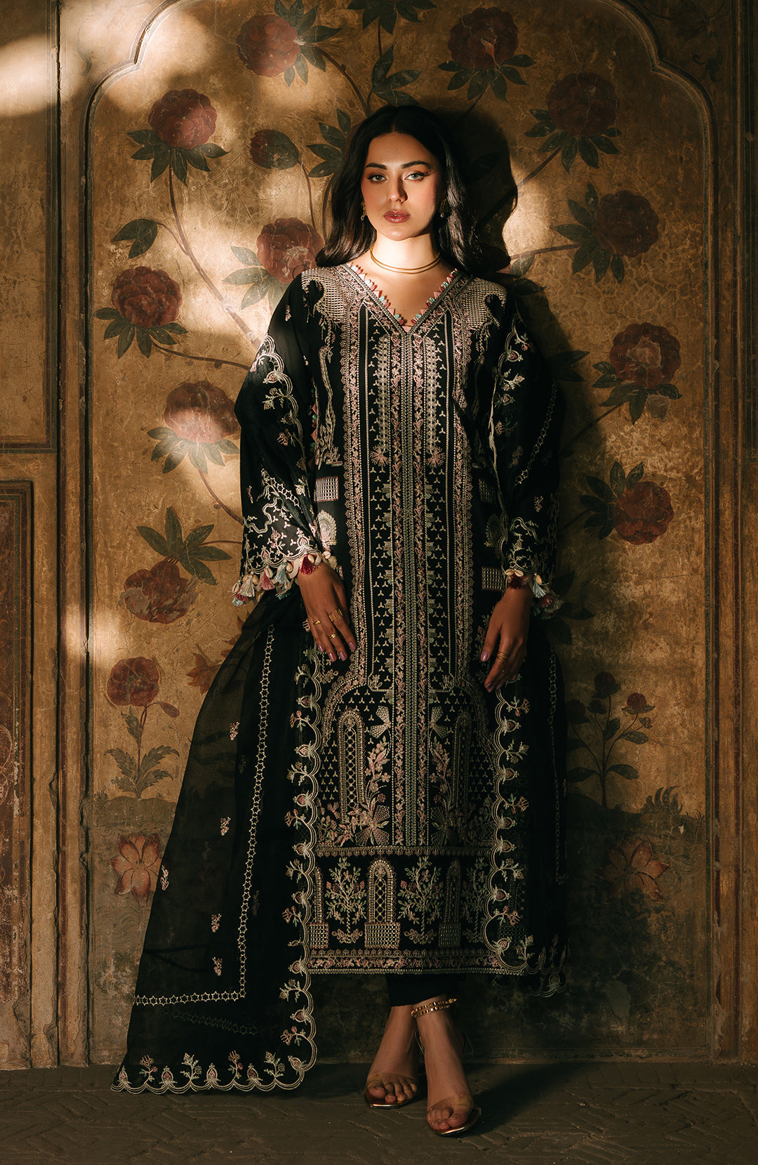 Fiona | Sarang Lawn 25 | Kara - Official Fiona stockist in UK - Sakeena London