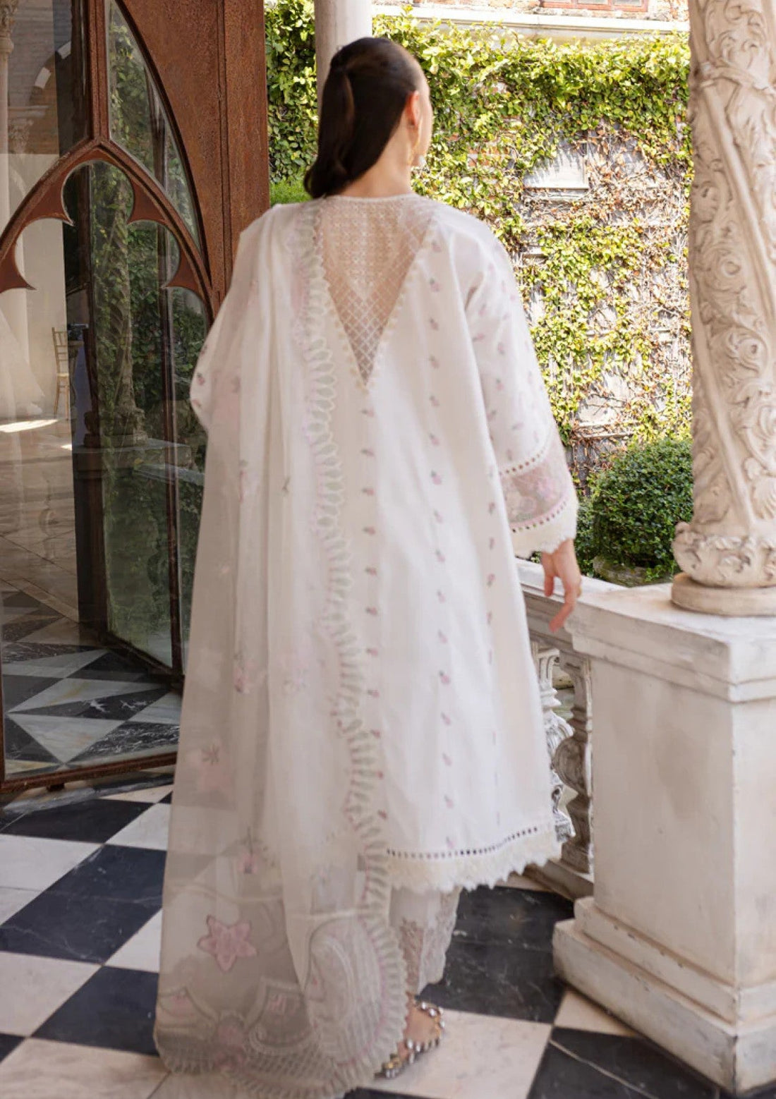 Lawn - Marjjan - Ruhi - Unstitched 25 - MLL-02 A (OFF WHITE)