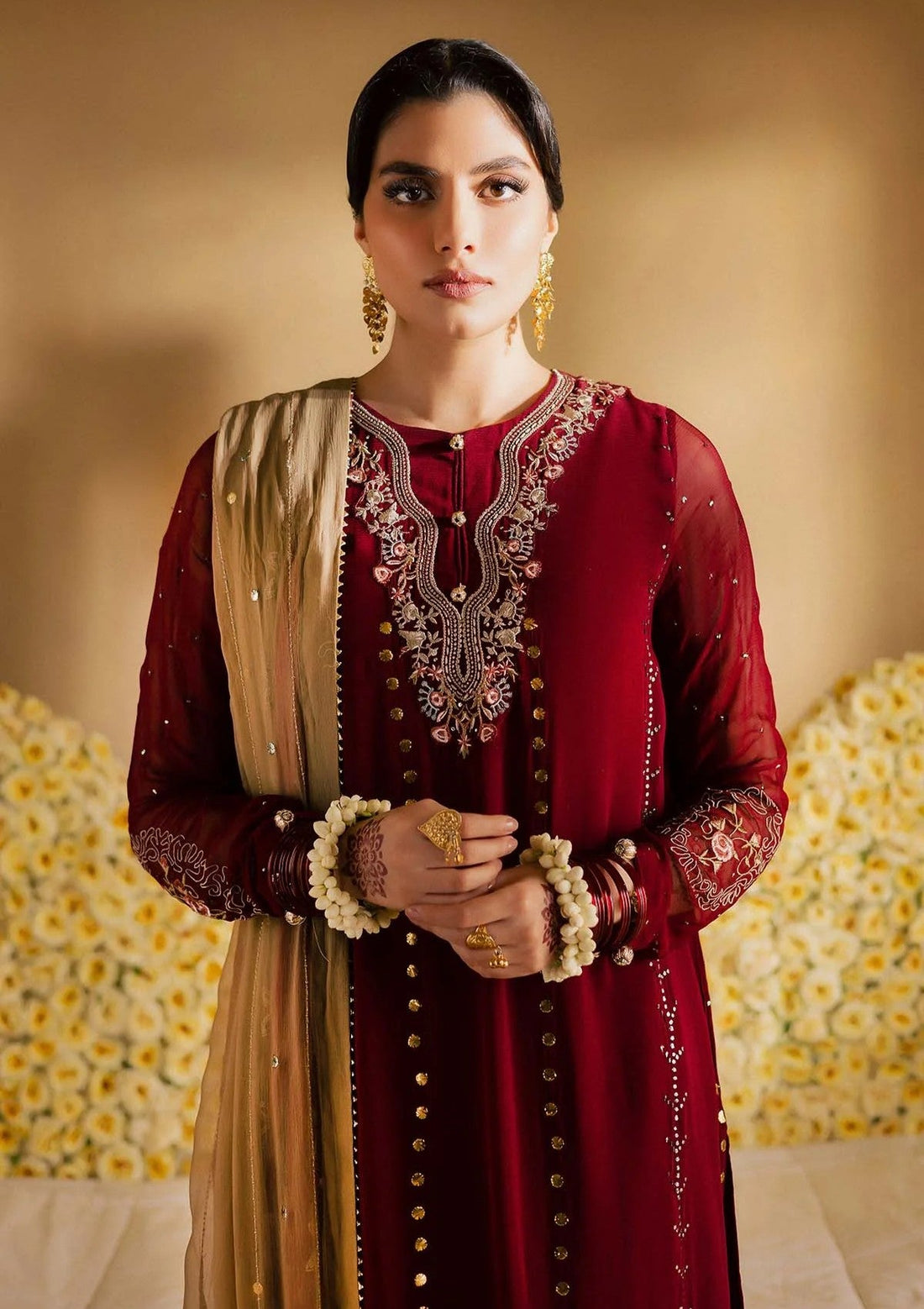 Formals - Nureh - Mukeshkari - Chiffon 25 - MK#16