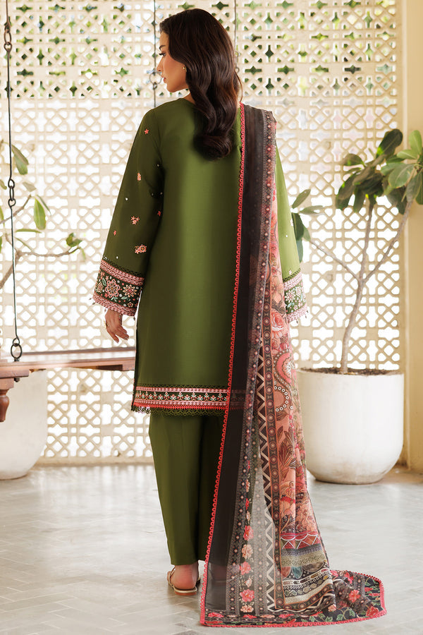 Farasha | Summer Weaves Embroidered Lawn | Olivine Dreams - Official Farasha stockist in UK - Sakeena London