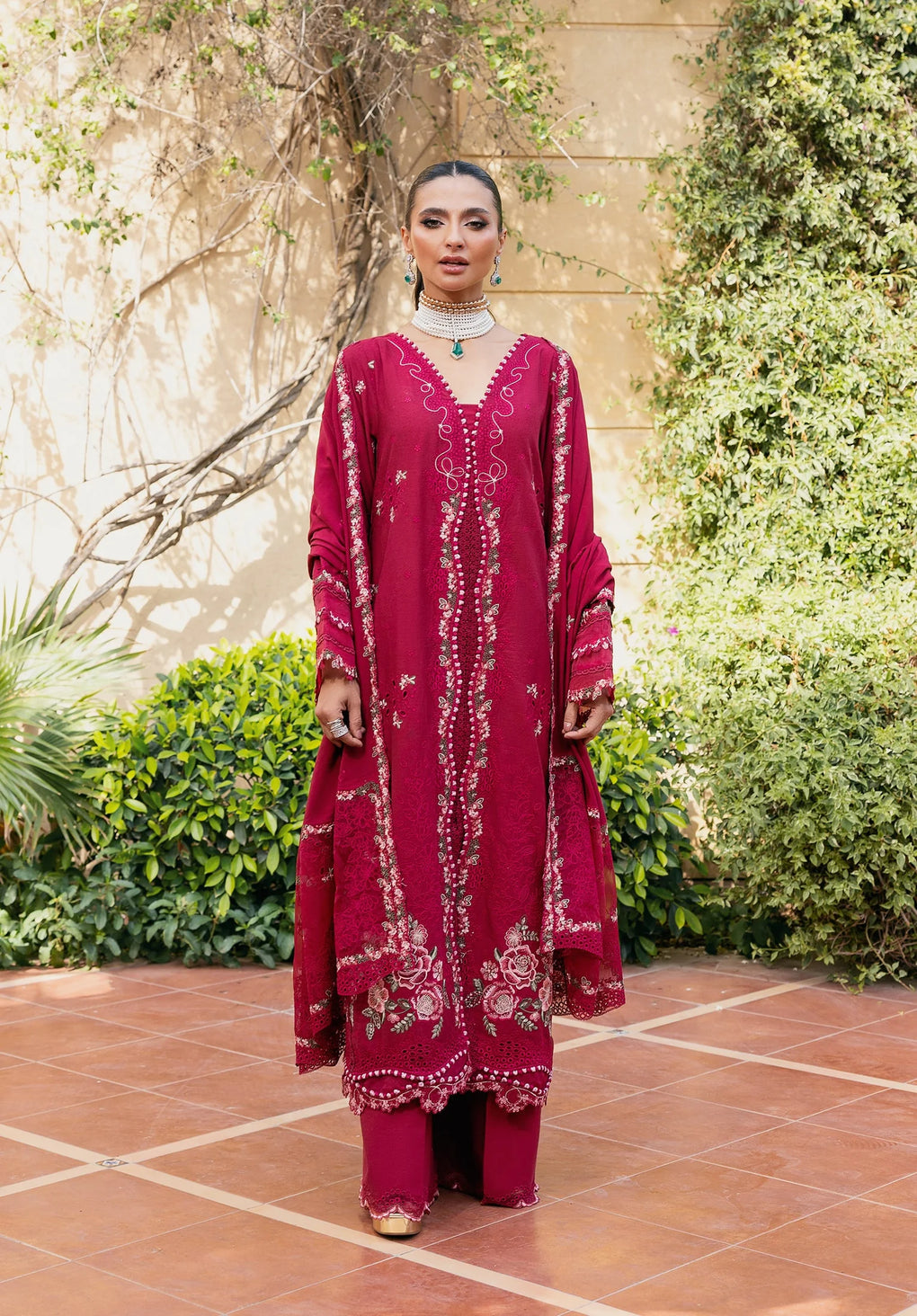 Elaf Premium | Luxury Winter 25 | EWK-6A VELVROSE - Official Elaf Premium stockist in UK - Sakeena London