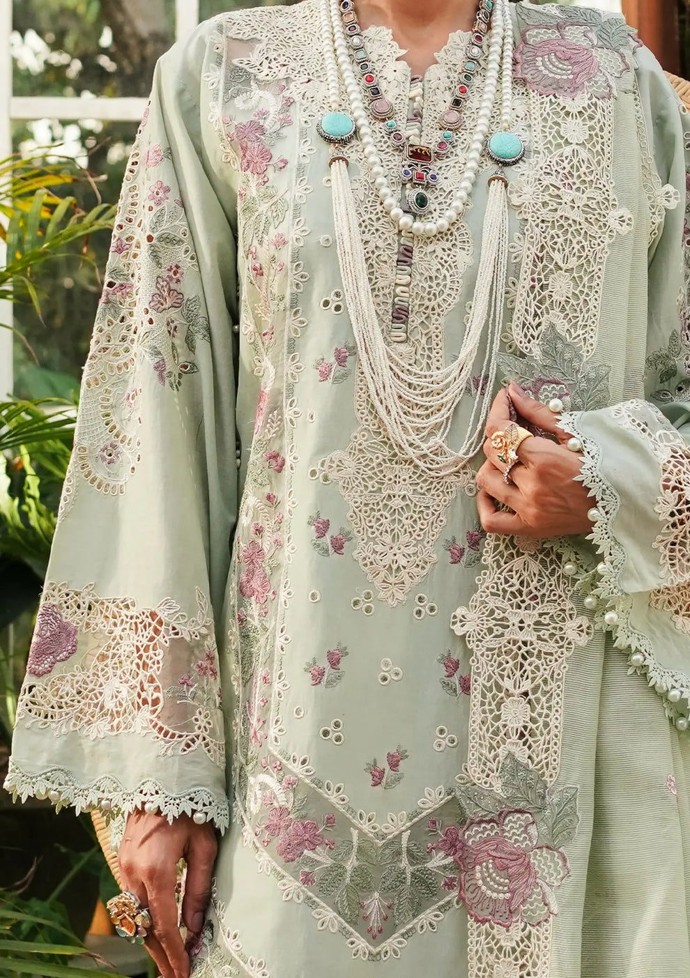Kahf Premium | Luxury Lawn 24 | KLE-01A Margarita - Official Kahf Premium stockist in UK - Sakeena London