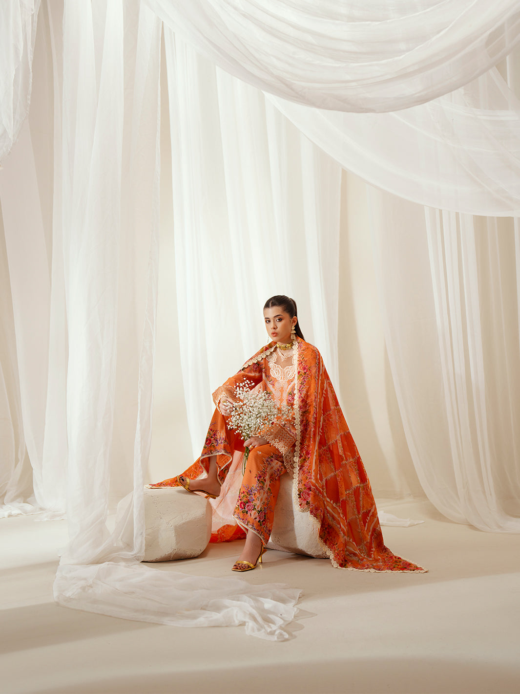 Bin Ilyas | Eres Bonita Viscose 25 | 1101-A - Official Bin Ilyas stockist in UK - Sakeena London